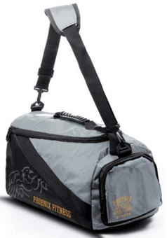 picture of Phoenix Fitness - 2 in 1 Sports Gym Bag - Multi Compartment Exercise Bag - Grey - [BZ-RY887] - (DISC-R)