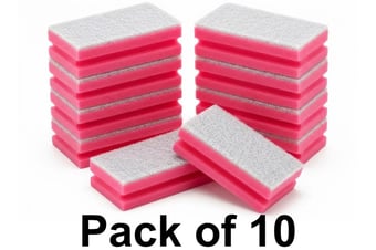 picture of Finger Grip Sponge - Pink Base White Top - Pack of 10 - [MCS-FGSPBWT]