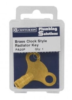 Picture of Radiator Key - Brass Clock Style - Pack of 5 - CTRN-CI-PA20P