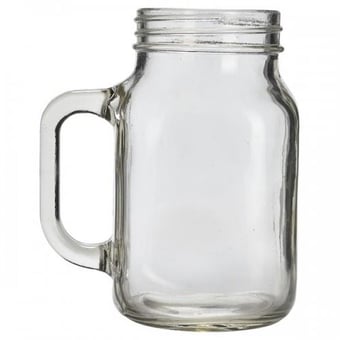 Picture of Branded With Your Logo - Mason Drinking Jar Glasses - 50cl / 17.5oz - [IH-MB-MAS500] - (HP)