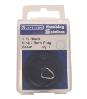 Picture of Plug - Sink Bath - Black - 5 Packs - 1 1/2" -  CTRN-CI-PA64P