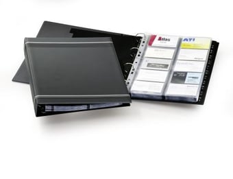 picture of Durable - VISIFIX® Business Card Album - Charcoal - [DL-238858]