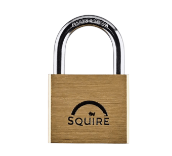 picture of Squire 40mm Premium Brass Padlock - 5 Pin Double Locking - [SQR-LN4]