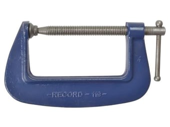picture of Irwin - Medium-Duty Forged G-Clamp 150mm - [TB-REC1196]