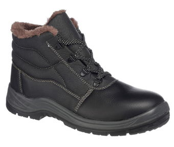 picture of Portwest FD33 - Steelite Kumo Fur Lined Boot S3 Black - PW-FD33BKR