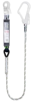 Picture of Kratos Energy Absorbing Kernmantle Rope Lanyard - Scaffold Hook And Snap Hook - 2.0 Mtr - [KR-FA3050320]