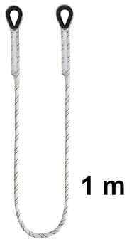 picture of Kratos Restraint Kernmantle Rope Lanyard Without Connectors - 1 mtr - [KR-FA4050010]
