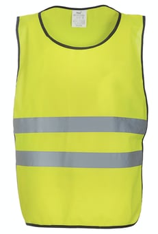 Picture of Yoko Hi-Vis Yellow 2 Band Tabard - [BT-HVJ269-YEL]