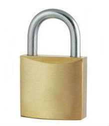 picture of Solid Brass Hardened Steel 20mm Padlock - Single - [HS-112-1045]