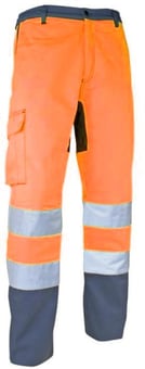 Picture of Francital Anti Cut Trousers - Hi Viz Orange - SF-FICCHV22-M