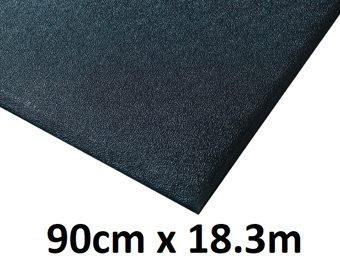 picture of Kumfi Pebble Anti-Fatigue Mat Black - 90cm x 18.3m Roll - [BLD-KP360BL]