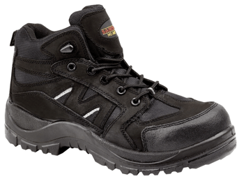 picture of Samson Alpine - Black Nubuck Leather Hiker S1P Boots - Metal Free - [GN-7203]