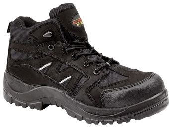 Picture of Samson Alpine - Black Nubuck Leather Hiker S1P Boots - Metal Free - [GN-7203]