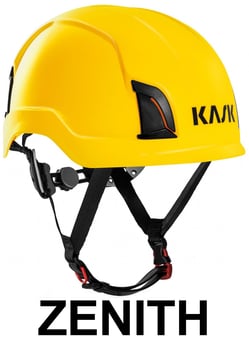 picture of Kask - ZENITH YELLOW Safety Helmet - PP Polypropylene Hard Hat - [KA-WHE00024.202] - (DISC-R)