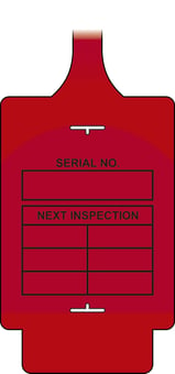 Picture of AssetTag Flex - Inspection 2 - Red - Pack of 10 - [CI-TGF0210R]