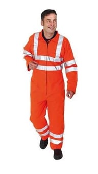 Picture of Hi Vis Orange GO/RT FR And ARC Flash Coverall - Flame Retardant - Anti-Static - YA-GFRAS04