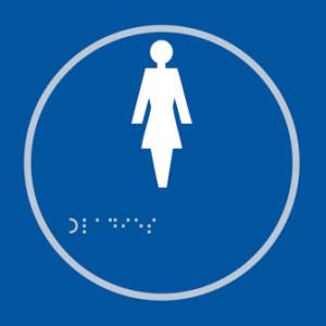 Picture of Ladies graphic - Taktyle (150 x 150mm) - SCXO-CI-TK2003WHBL