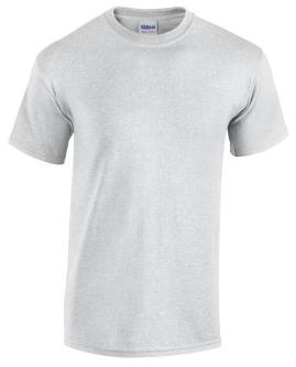 Picture of Gildan Heavy Quality Cotton Short Sleeve Crew Neck White T-shirt - BT-5000-WHT