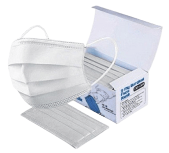 picture of Chemsplash 3 Ply Surgical Face Mask with Elastic Loops - Box of 50 - [BG-2582]