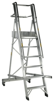 picture of Slingsby Lightweight Folding Mobile Warehouse Steps - 6 Treads - 1600mm - [SLB-316030] - (LP)