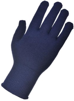 picture of Portwest A115 Thermal Liner Navy Polyester Gloves - Pair - [PW-A115NAR]