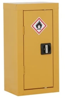 picture of QMP Hazardous Substance Storage Cabinet - 1 Shelf - 700h x 350w x 300d mm - [QM-CZ703530ZYXX] - (LP)