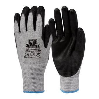 picture of Safe T STPU5106 Cut Level D PU Palm Coated Gloves - TX-STPU5443D