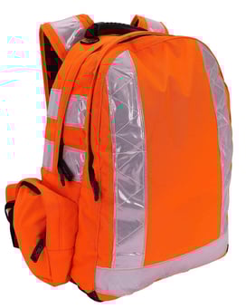 picture of Lode Hi-Vis Orange Rip-Clip Rucksack - Soft Base - Network Rail Approved - 25L - [LDE-OTS-05]
