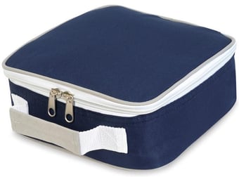 picture of Shugon - SH1808 Sandwich Lunchbox Cooler Bag - Navy Blue/Light Grey - [BT-SH1808-NAV]