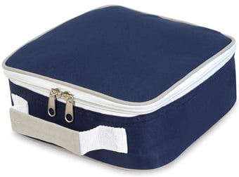 Picture of Shugon - SH1808 Sandwich Lunchbox Cooler Bag - Navy Blue/Light Grey - [BT-SH1808-NAV]