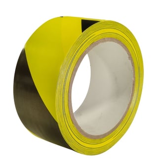 picture of 50mm x 33M Black Yellow Hazard Tape - [OS-70/003/020]