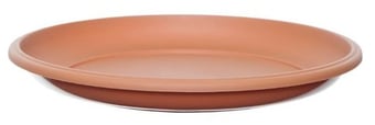 picture of Whitefurze 38cm Milano Saucer - Colour Terracotta - [WHF-G01RS343]