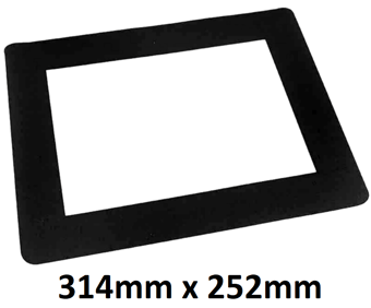 picture of Heskins ColorCover Self-Adhesive Custom Signs Black - 314mm x 252mm - [HE-H6907N-314]