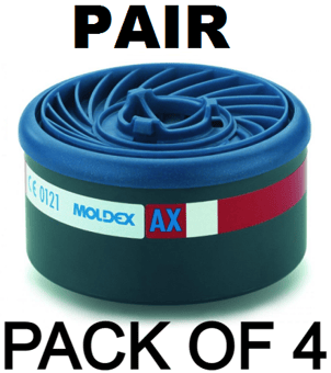 picture of AX Moldex Gas Filters (Pair) for the Series 7000 and 9000 Face Masks - Pack of 4 -  [MO-9600X4] - (AMZPK)