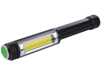 Picture of COB LED Aluminium Work Light - 400 Lumens - 5W - 3 x AA Batteries Supplied - [DO-90100]