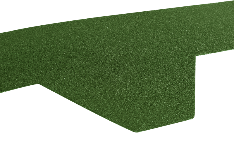 picture of Bitumen Hexagonal Green Roof Shingles - Pack of 22 - Coverage 3m²- [TRSL-RR-ROOFSHINGLES-HEX-GREEN]