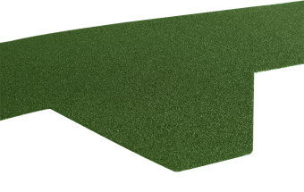 picture of Bitumen Hexagonal Green Roof Shingles - Pack of 22 - Coverage 3m²- [TRSL-RR-ROOFSHINGLES-HEX-GREEN] - (DISC-W)
