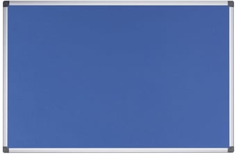 picture of Office Depot Notice Board Aluminium Frame - Blue - [VK-5372667]