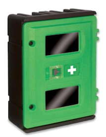 Picture of Medium Breathing Apparatus Cabinet with Triangular Key Lock - Neoprene Weather Seal - H 720 x W 585 x D 270mm - [HS-HSB72K]