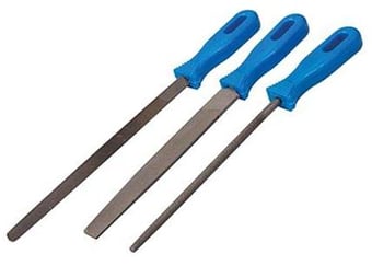 picture of Steel File Set 3 With Plastic Handle - [SI-633735] - (DISC-R)