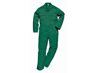 Picture of Euro Work Polycotton Coverall - Bottle Green - Regular Leg 31 Inch - PW-S999BGR