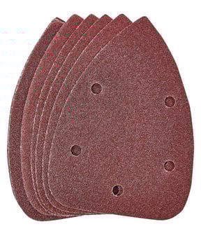 picture of Amtech 10 x P80 Grit Delta Sanding Sheets - 150mm x 150mm x 100mm - [DK-V4025]