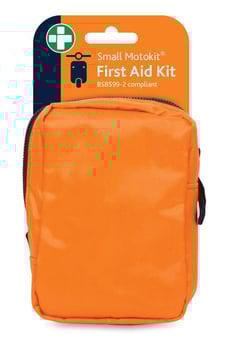 Picture of Small First Aid Motokit - In Large Orange Borsa Bag - BS8599-2 Compliant - [RL-3015] - (DISC-R)