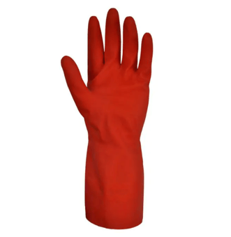 picture of Polyco PURA Nitrile Flocklined Glove Red - BM-17N