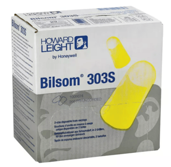 picture of Howard Leight BILSOM 303 Disposable Foam Earplugs Small - Uncorded - [HW-1005074]