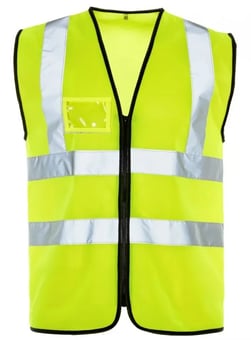 picture of Supreme TTF Hi Visibility Supervisor Vest - Yellow - HT-SUPV120Y