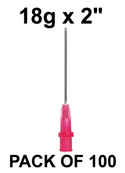 picture of Blunt Fill Needle - SOL-CARE - 18g X 2" (50mm) - Pack of 100 - [CM-110023]