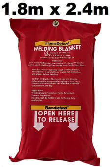 picture of FlameDefend - Welding Blanket - 1.8m x 2.4m - Metal Rings Included - [SGI-WB-027-18X24]