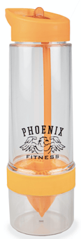 picture of Phoenix Fitness - Fruit Infuser 650ml Water Bottle - With Removable Grip Handle - [BZ-RY841] - (DISC-R)