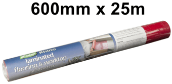picture of Ultratape Rhino Red Worktop/Laminate Protection Film - 600mm x 25m - [ULT-009760025FDU8RER]